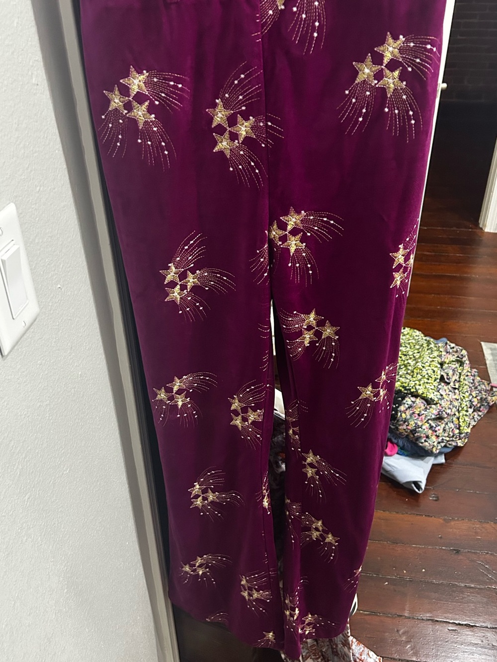 Nasty Gal Embroidered Velvet Jumpsuit - Picture 5 of 8